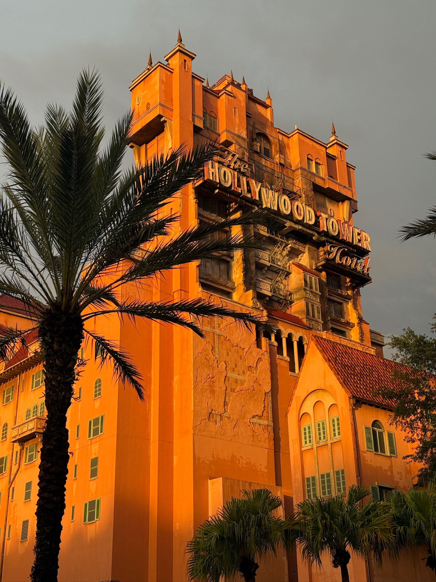 Tower of Terror at sunset
